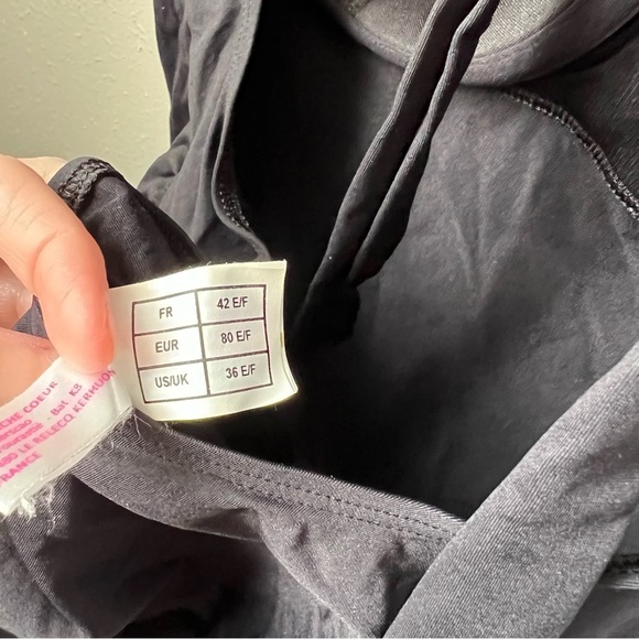 Cache Coeur Maternity Monaco One Piece in Black size 36E/F - Picture 6 of 10